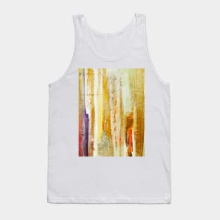 golden abstract painting Tank Top